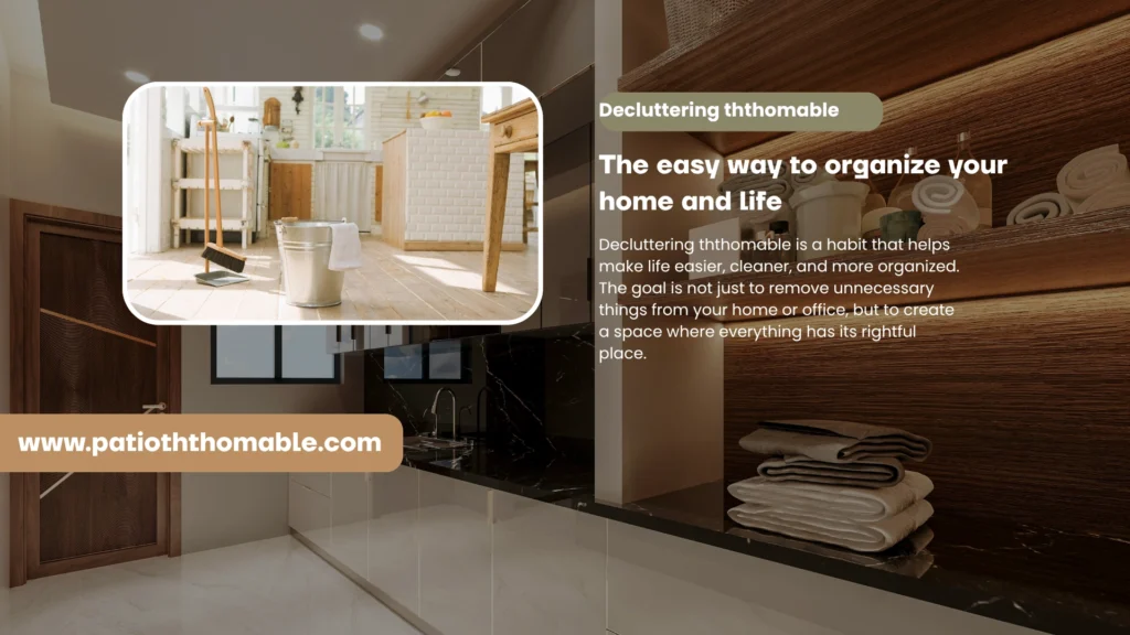 decluttering ththomable